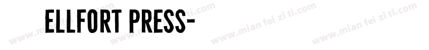 Bellfort Press字体转换